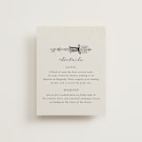 "Hand Illustrated Whimsical Chandelier" - Direction Cards in Noir by Jackie Crawford - Front
