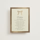 "All Tied Up" - Direction Cards in Champagne by Chris Griffith - Front