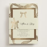 "All Tied Up" - Direction Cards in Champagne by Chris Griffith - Assembled with Belly Band