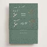 "Southern Romance" - Direction Cards in Eucalyptus by Simona Camp - Assembled with Belly Band