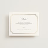 "Formally" - Direction Cards in Mist by Sarah Brown - Front