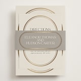 "oval" - Direction Cards in Sandstone by lori jacobs wemple - Assembled with Belly Band