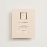 "Framed Photo" - Direction Cards in Latte by Stacy Maalouf - Front