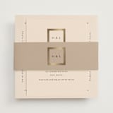 "Framed Photo" - Direction Cards in Latte by Stacy Maalouf - Assembled with Belly Band