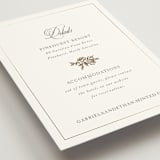 "Here With You" - Direction Cards in Classic Bride by Design Lotus - Detail