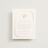 "Victorian Trellis" - Direction Cards in Golden Summer by Erin L. Wilson - Front
