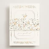 "Victorian Trellis" - Direction Cards in Golden Summer by Erin L. Wilson - Assembled with Belly Band