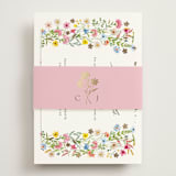 "Bright Garden" - Direction Cards in Garden by Yaling Hou Suzuki - Assembled with Belly Band