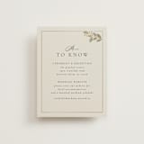 "Vine Wrap" - Direction Cards in Fern by Jen Owens - Front