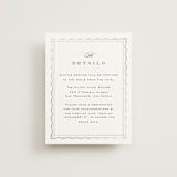 "Aurelia" - Direction Cards in Dusty Blue by Janean Hinger - Front