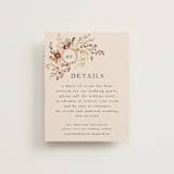 "Monogrammed Floral" - Direction Cards in Harvest by Susan Moyal - Front