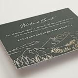 "Peaks" - Direction Cards in Hunter by Sarah Brown - Detail