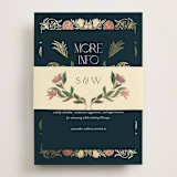 "Gilded Tapestry" - Direction Cards in Midnight Garden by Simona Camp - Assembled with Belly Band