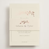 "Queen Anne's Lace" - Direction Cards in Creme Brulee by Jennifer Wick - Assembled with Belly Band