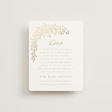 "Villa" - Direction Cards in Leaf by Kristie Kern - Front