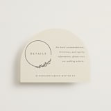 "Branched" - Direction Cards in Almond by Brianne Larsen - Front