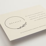 "Branched" - Direction Cards in Almond by Brianne Larsen - Detail