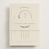 "Branched" - Direction Cards in Almond by Brianne Larsen - Assembled with Belly Band