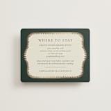 "Frame" - Direction Cards in Emerald by Jen Owens - Front