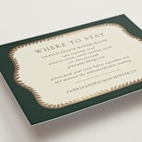 "Frame" - Direction Cards in Emerald by Jen Owens - Detail