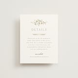 "Posy" - Direction Cards in Blush by Everett Paper Goods - Front