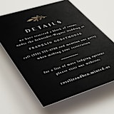 "Petite Sprig" - Direction Cards in Black Dahlia by Olivia Raufman - Detail