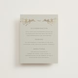"Country Elegance" - Direction Cards in Sage Green by Lucrecia Caporale - Front