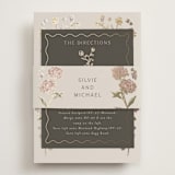 "Parisian Garden" - Direction Cards in Petal by Nicoletta Savod - Assembled with Belly Band