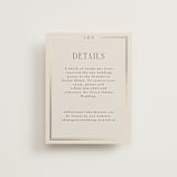"Grace" - Direction Cards in Champagne by Nicole Walsh - Front