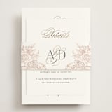 "Gilded Ampersand" - Direction Cards in Cotton by Jennifer Postorino - Assembled with Belly Band