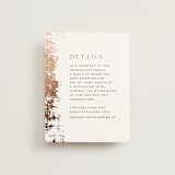 "Woodland Hills" - Direction Cards in Copper by Eric Clegg - Front