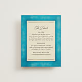 "Josephine" - Direction Cards in Marine by Jackie Crawford - Front