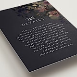 "Vintage Rose Garden" - Direction Cards in Midnight by Grace Kreinbrink - Detail