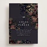 "Vintage Rose Garden" - Direction Cards in Midnight by Grace Kreinbrink - Assembled with Belly Band