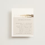 "Modern Serene" - Direction Cards in Blush by Hannah Williams - Front