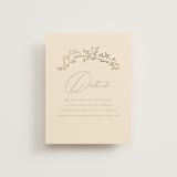 "Leafy Garland" - Direction Cards in Sand by Creo Study - Front