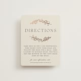 "Trailing Vines" - Direction Cards in Almond by Erin L. Wilson - Front