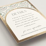 "Vintage Palms" - Direction Cards in Sand by Maria Alou - Detail