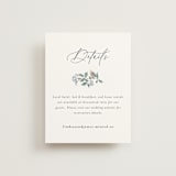 "Climbing Florals" - Direction Cards in Sapphire by Olivia Raufman - Front