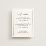 "Timeless" - Direction Cards in Linen by Erica Krystek - Front