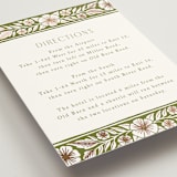 "Inlay Frame" - Direction Cards in Avocado by Katharine Watson - Detail