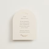 "To Hold" - Direction Cards in Ivory by Carolyn Nicks - Front