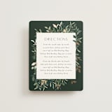 "Garden Serenity" - Direction Cards in Greenery by Itsy Belle Studio - Front
