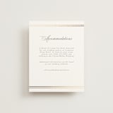 "Classic Elegance" - Direction Cards in Pearl by Nicole Walsh - Front