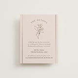 "Deco Band" - Direction Cards in Blush by Kindred Fields - Front