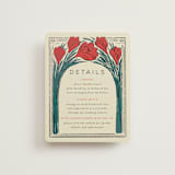 "Deco Spring Florals" - Direction Cards in Birch by Shiny Penny Studio - Front