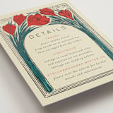 "Deco Spring Florals" - Direction Cards in Birch by Shiny Penny Studio - Detail