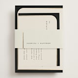 "Tuxedo" - Direction Cards in Black Tie by Carolyn Nicks - Assembled with Belly Band
