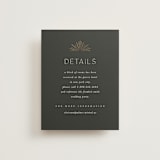 "Fringe" - Direction Cards in Midnight by Leah Bisch - Front
