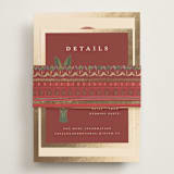 "Indian Elephant" - Direction Cards in Honey by Teju Reval - Assembled with Belly Band